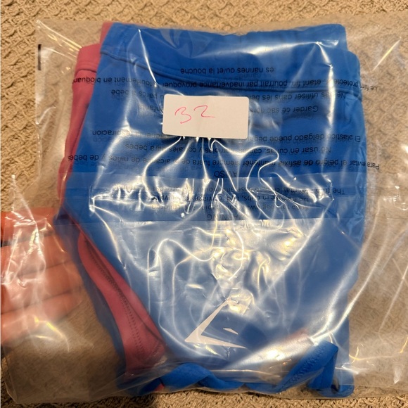 Gymshark Strappy Sports Bra Duo — Magenta & Royal Blue - Picture 6 of 6